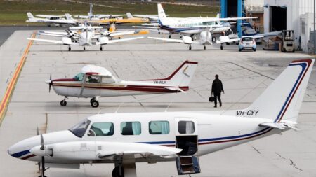 Jandakot Airport reopens after lightning strike damages runway lights