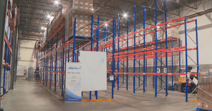 Bare shelves at Alberta food banks as demand soar: ‘Very difficult year’