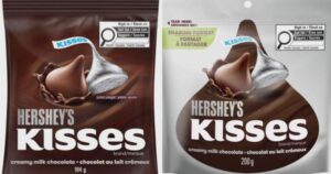 Some Hershey Kisses recalled in Canada due to undeclared almonds