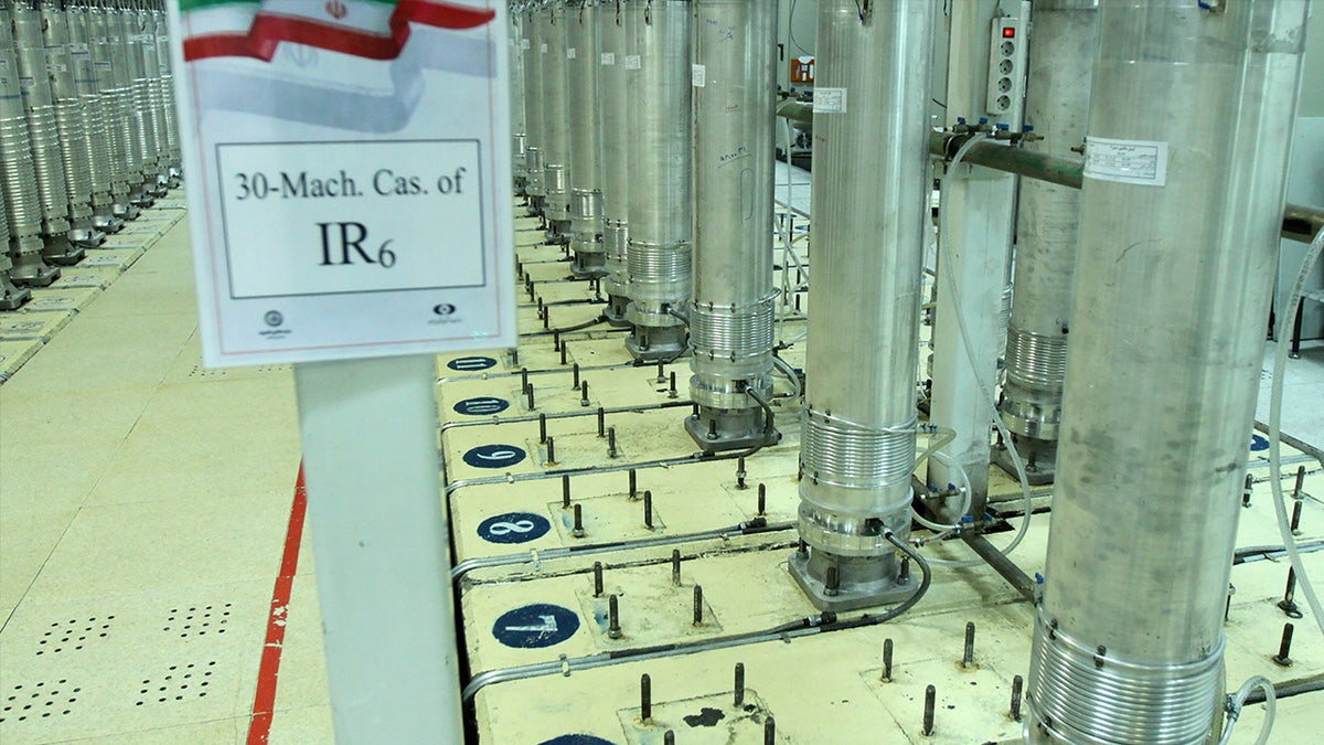 Iran's Natanz uranium enrichment facility before it was hit with US and Israeli strikes.