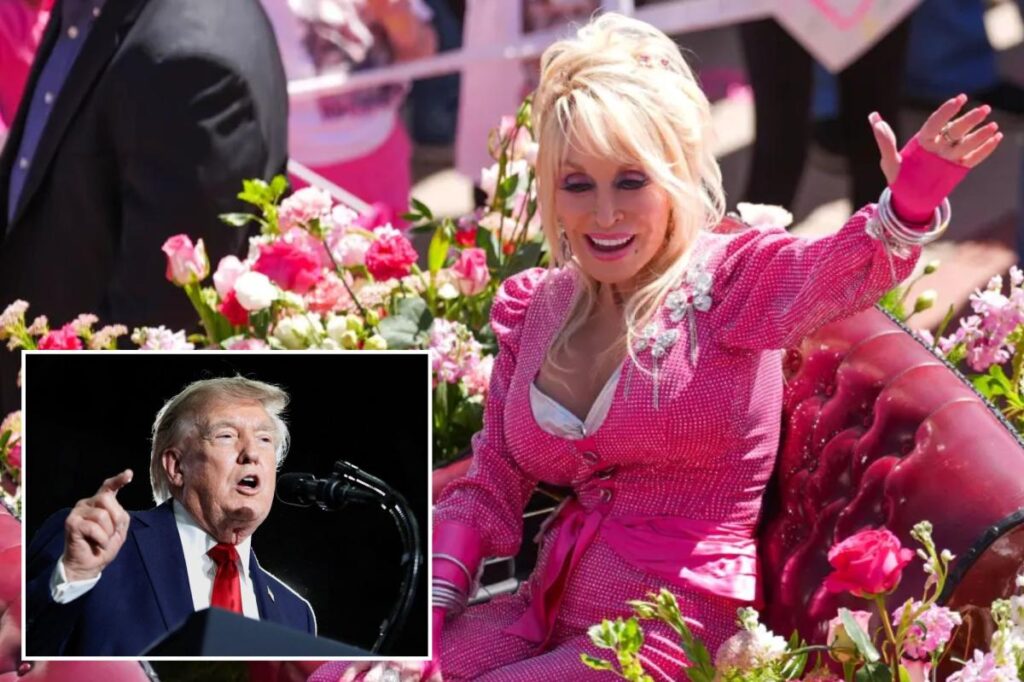 Trump orders flags at half-staff as he mourns the death of Dolly Parton