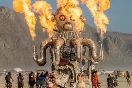 Burning Man 2026 kicks off — with its freakiest collection yet of ‘mutant’ vehicles on display