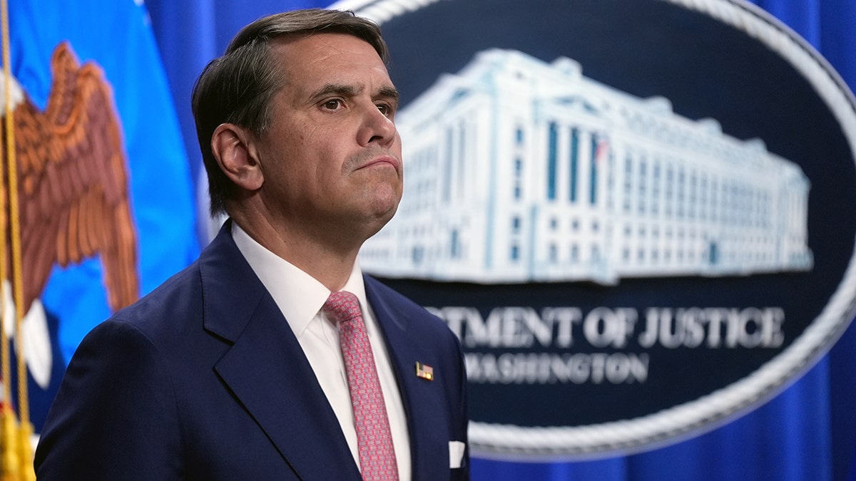 Acting Attorney General Todd Blanche at news conference