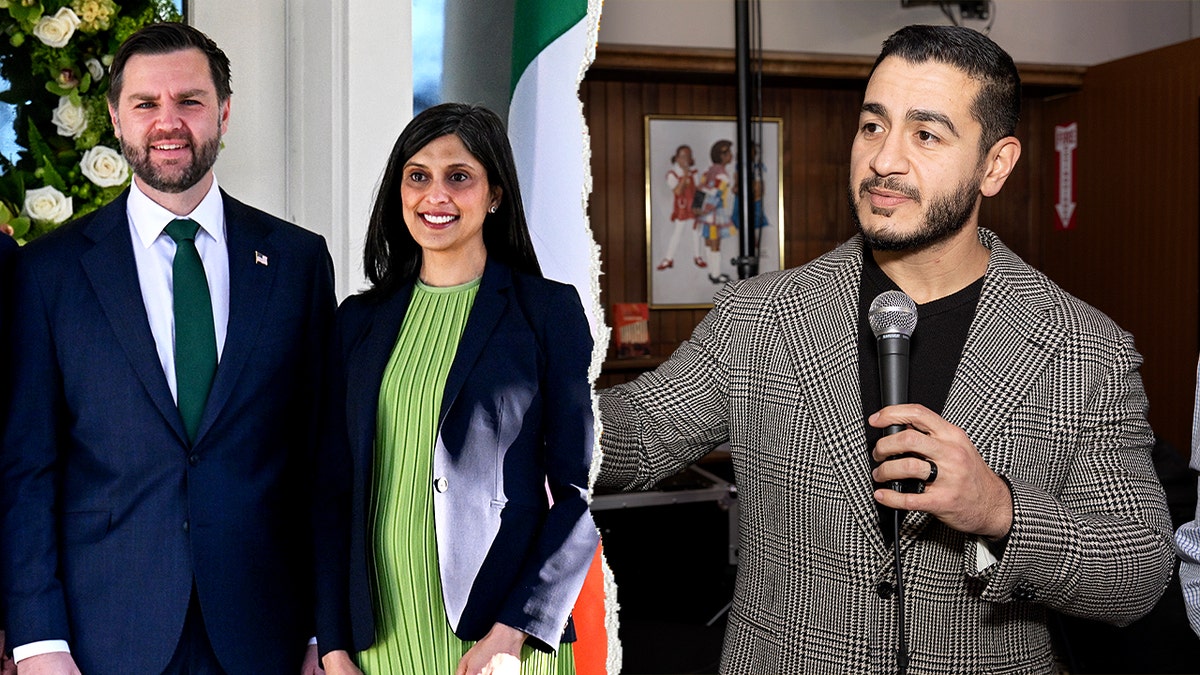 Split of Usha Vance and JD Vance and Abdul El-Sayed