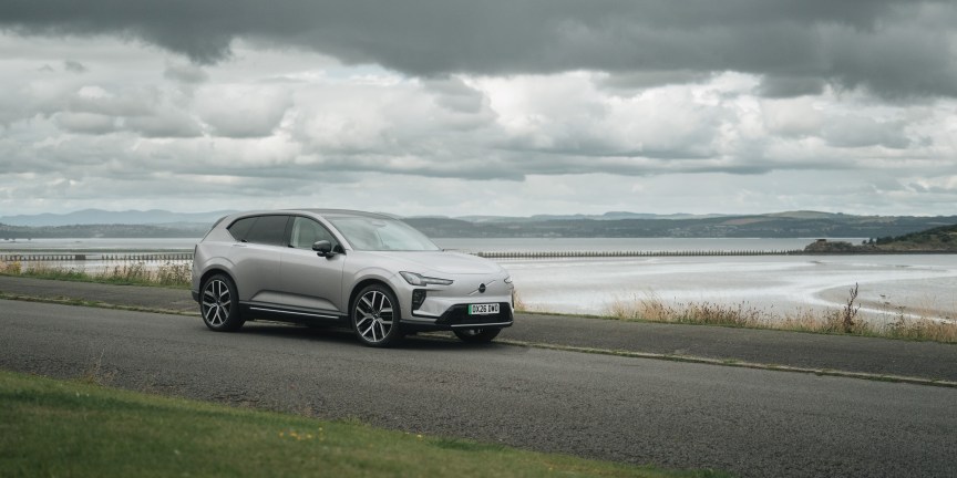 Image of a Volvo car in Scotland