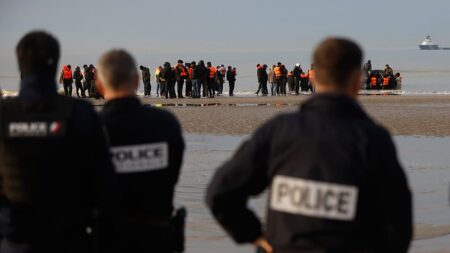 Six arrested in UK rally against migrant boat that spent hours at sea