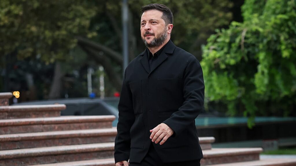 Zelenskyy's plane 'almost hit' by drone en route to Oslo