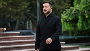 Zelenskyy's plane 'almost hit' by drone en route to Oslo
