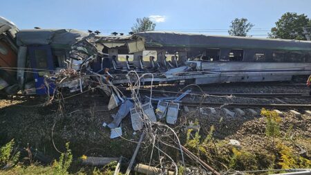 One dead, several injured after train hits truck and derails in Poland