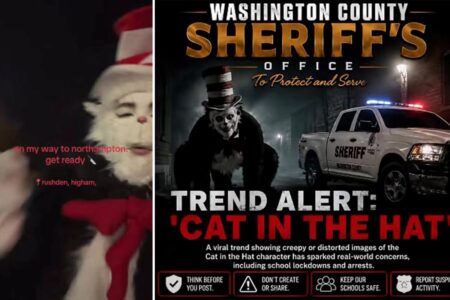 Law enforcement agencies warn parents of concerning ‘Cat in the Hat’ trend