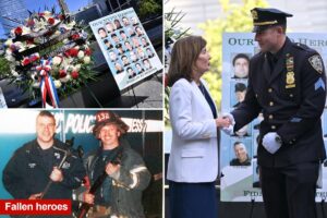 Hero brothers – NYPD detective and FDNY firefighter – killed on 9/11 honored at wreath-laying ceremony