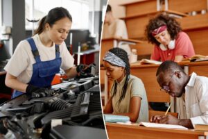 Gen Z thinks becoming a tradesperson can get them to a $100k salary quicker than college