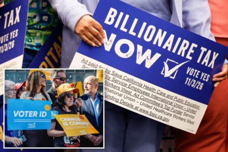 Bombshell new poll shows major shift in California wealth tax vote