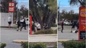 Man attacked, knocked unconscious by teens outside Perth fast food chain