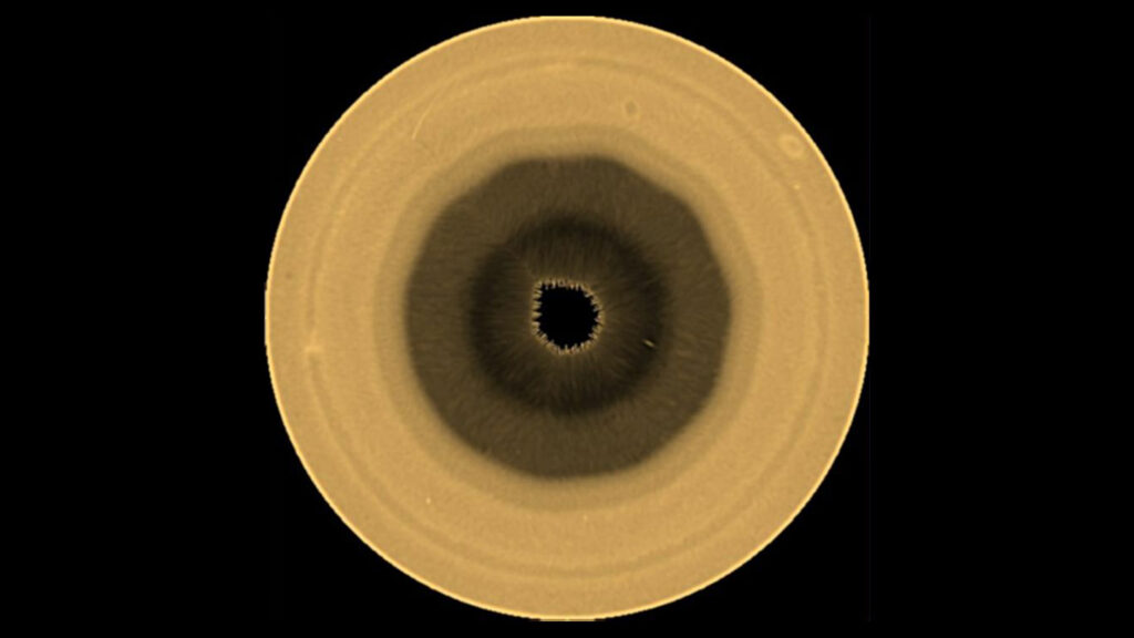 New Hubble images reveal a bizarre decagon over Saturn’s south pole