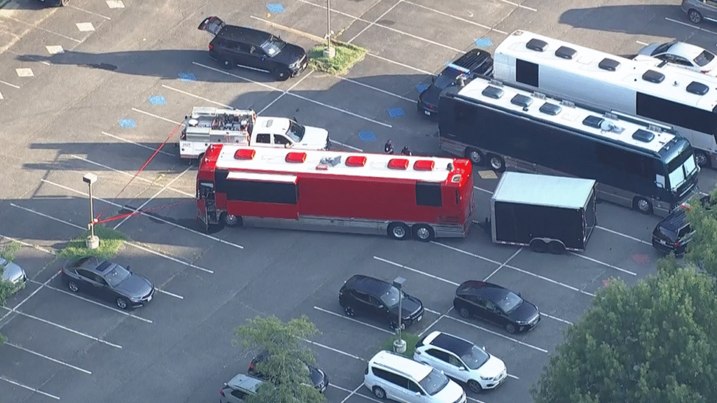 Rock concert at Virginia's Wolf Trap canceled after worker is crushed to death beneath tour bus