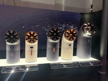 Dyson’s Huge Pipe-Like Air Purifier Moves Like a Dune Sandworm and Blows Air Across the Room