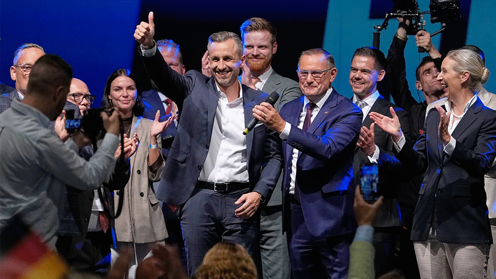 Germany’s far-right party AfD surges to historic victory in state election