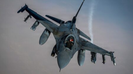 Texas Air National Guard pilot ejects safely before F-16 crash in Michigan