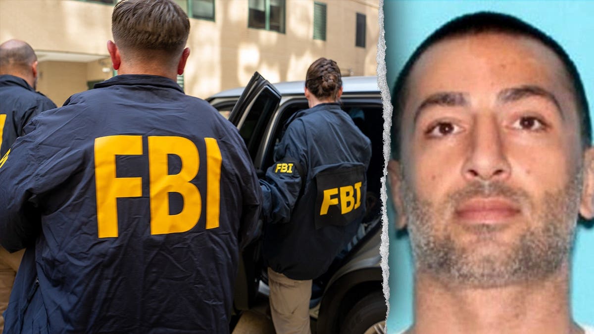 FBI agents next to Onur Simsek