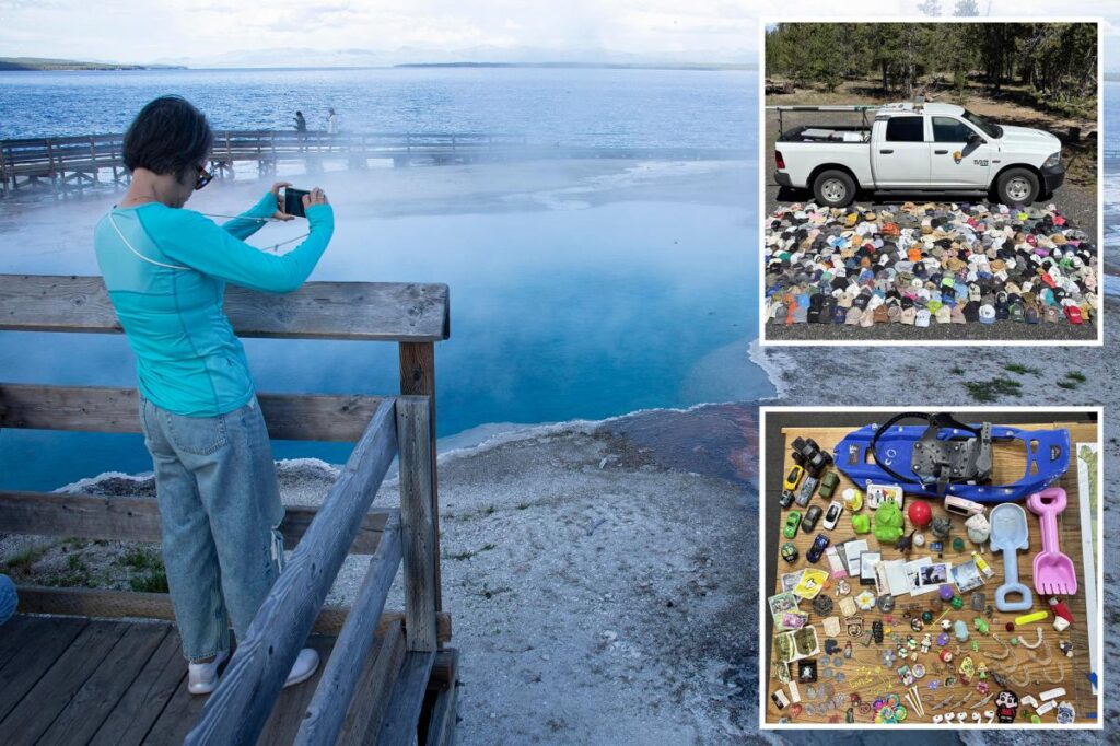 Old filth-ful! Yellowstone geysers gushing up record amounts of tourists’ trash