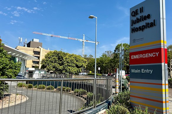 Brisbane woman Yaqin Han was referred to the Princess Alexandra Hospital, but treated at the Queen Elizabeth II Jubilee Hospital (pictured).
