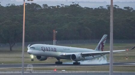 Two men arrested after violent threats aboard flight
