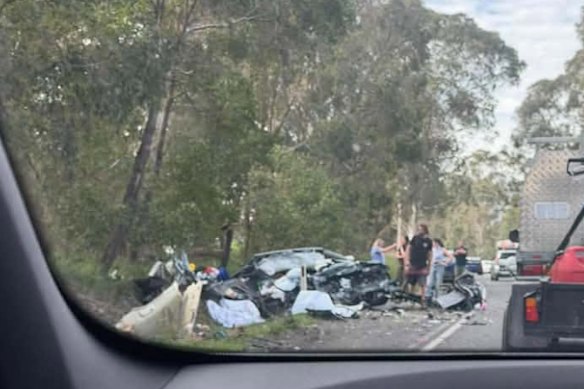 The driver and passenger of the Toyota sustained minor injuries. 