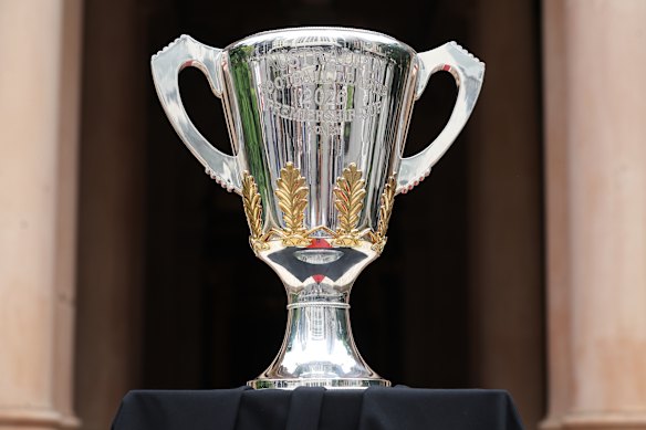 This is what the Fremantle Dockers and the Brisbane Lions will be playing for on Saturday.