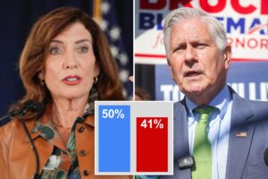 Bruce Blakeman within single digits of Kathy Hochul in NY governor’s race: poll