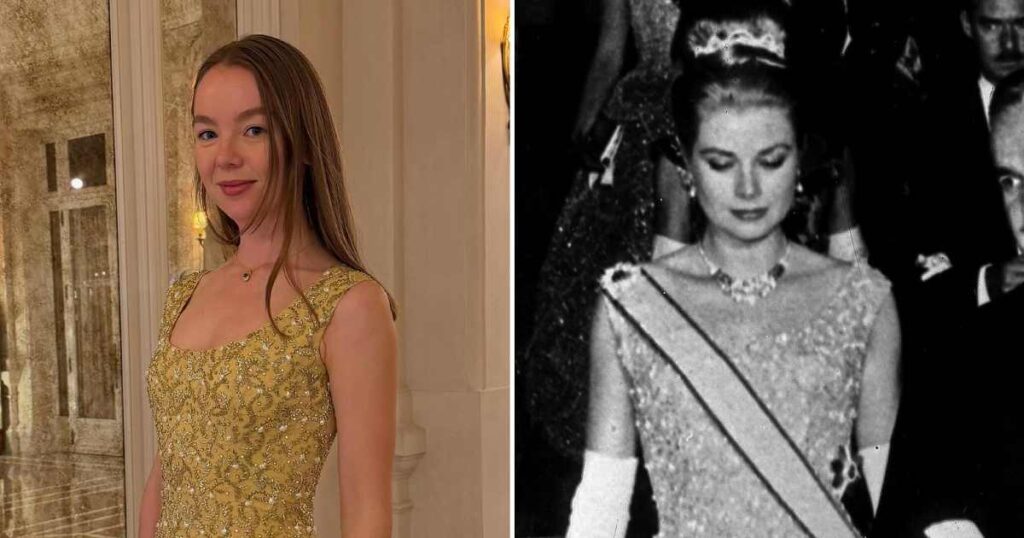 Princess Alexandra of Hanover Wears Grandmother Grace Kelly’s Dress 60 Years Later: ‘Yellow Mood’