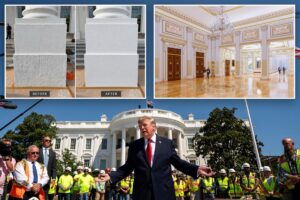 Trump blasts ex-presidents for not taking care of ‘dump’ White House, celebrates renovations
