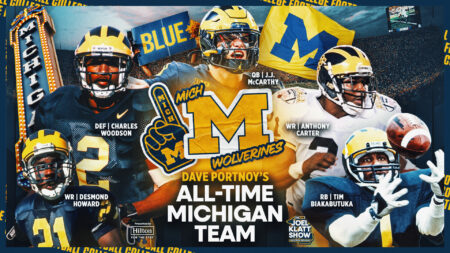 Dave Portnoy Picks His All-Time Michigan Football Team On 'Joel Klatt Live Show'