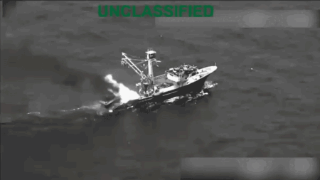 US forces sink narco-refueling station linked to Ecuadorian cartel in Pacific: SOUTHCOM