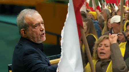 Reporter's Notebook: Call for for a free Iran echoes at the United Nations