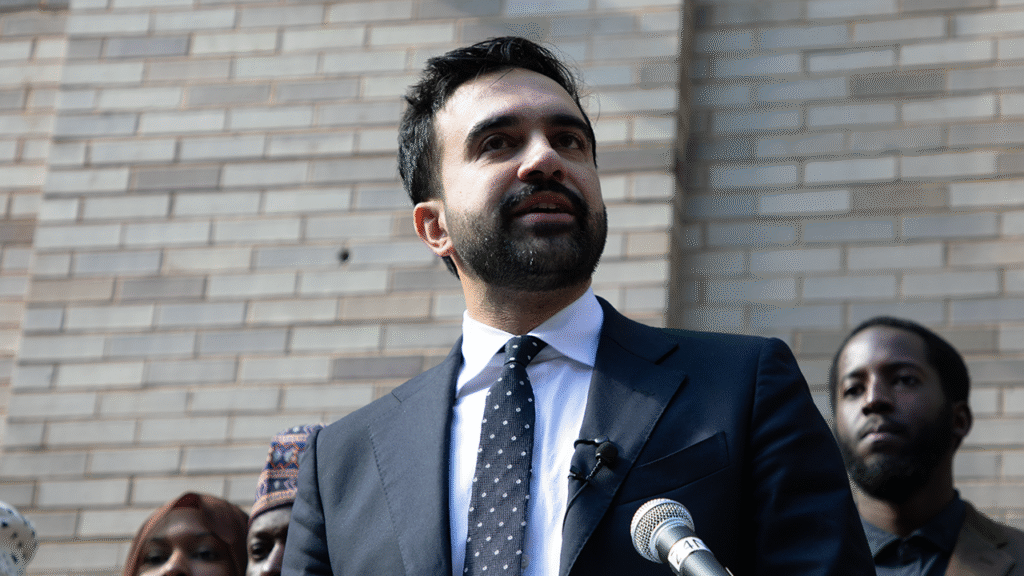 Mamdani, touting RI socialist’s victory, answers question of ‘What is the Democratic Party?’