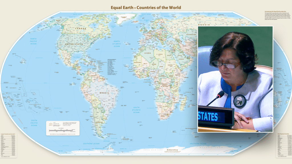 United Nations votes 164-1 for Equal Earth map after US brands it 'radical ideological project'