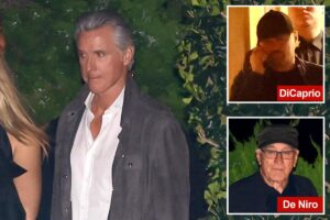 Gavin Newsom spotted hobnobbing with A-list celebs at Malibu hot spot