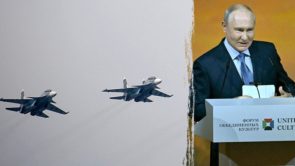 Supersonic Russian jets trigger joint scramble by NATO allies amid Putin 'clowns' jab