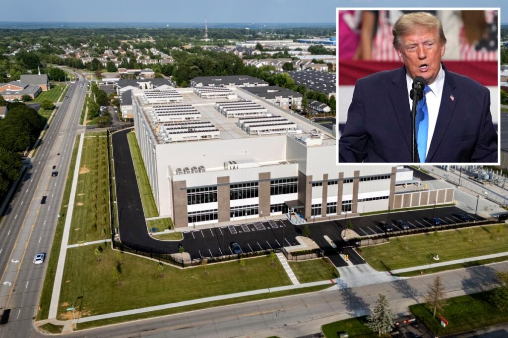 Trump defends data centers in Ohio, warns they’ll go to China if US turns them away