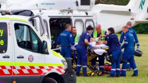 Two critical, ten injured in Wallsend after BMW plows into fans on eve of NRL grand final