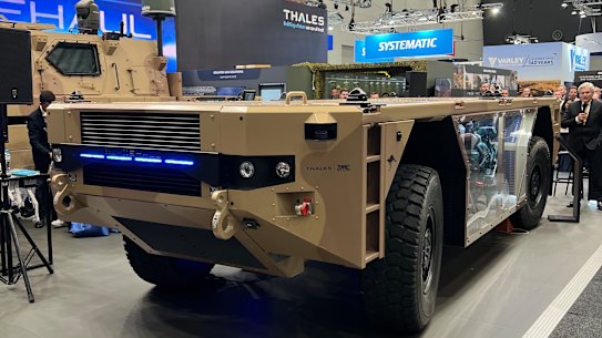 Some of the technology on display at Perth’s Land Forces Expo.