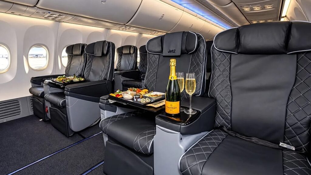 Low-cost airline Jet2 unveils business class-only charter plane