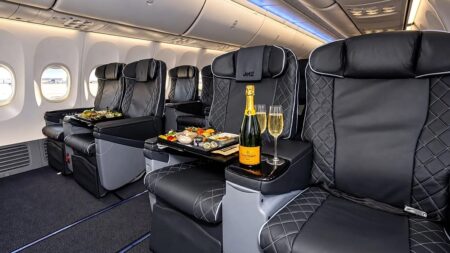 Low-cost airline Jet2 unveils business class-only charter plane