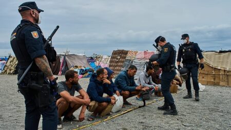 Spanish police clear Ceuta's largest migrant camp