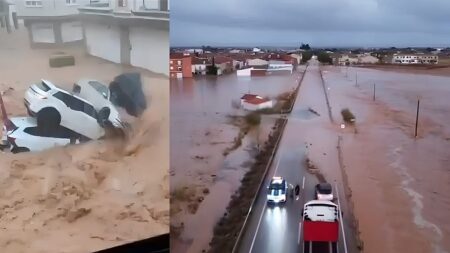 Showers and storms across Spain this weekend, floods kill 102-year-old woman