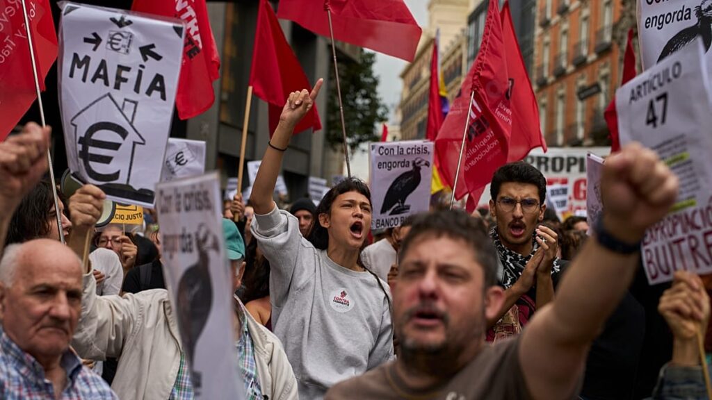 Spain faces housing protests in more than 50 cities