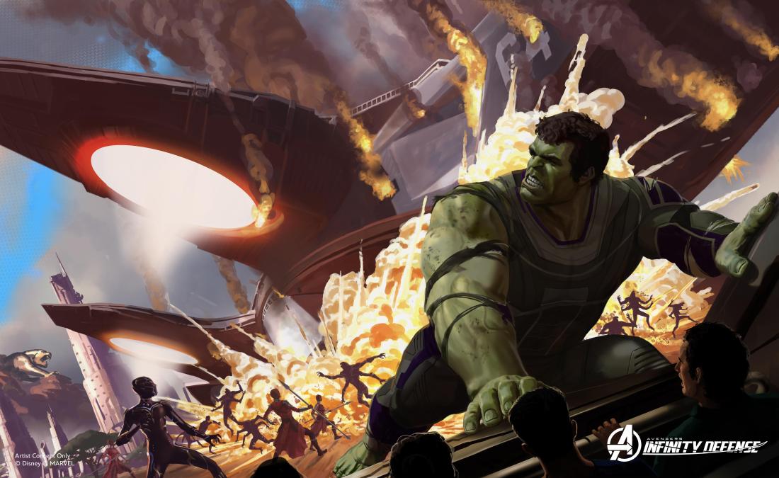 Disneyland Avengers Campus Attraction, concept art