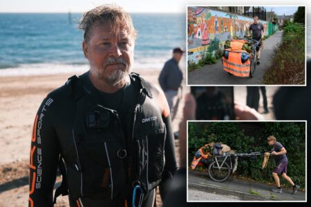British veteran completes 28-year journey home walking across four continents