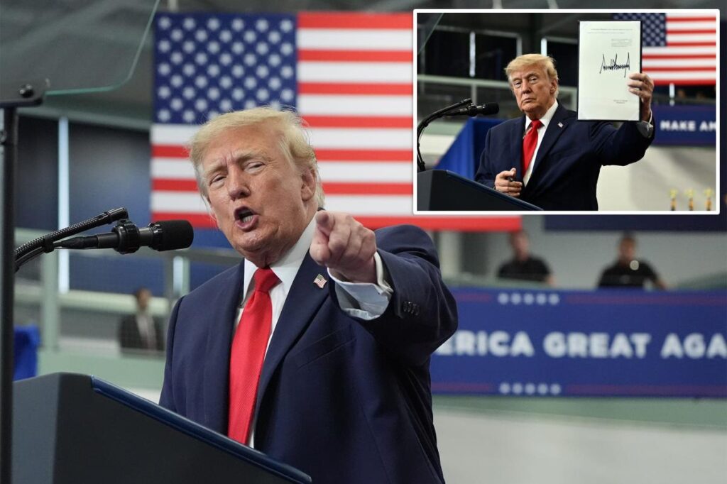 Trump pardons diesel mechanics ‘wrongfully charged’ during Biden admin at Alaska rally